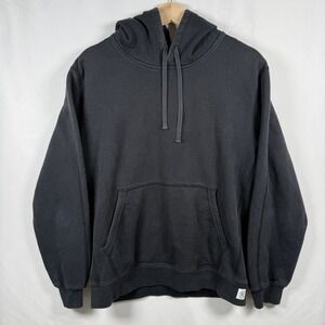 Reigning Champ Mens Hoodie Sweatshirt Medium Black Made In Canada